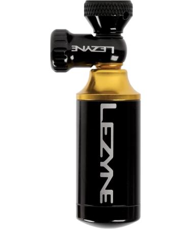 Lezyne Tubeless CO2 Blaster | Inflator & Repair Kit - Black/Gold for Road, Gravel, Mountain Bikes - Buy Online on GoSupps.com
