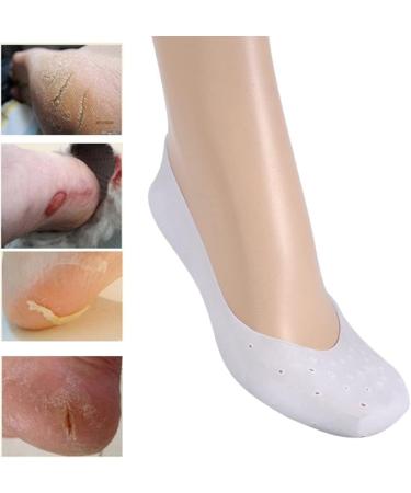 Uxsiya Silicone Gel Socks for Foot Protection | Moisturizing & Cracked Skin Care | Full Length Foot Care (L) - Buy Online on GoSupps.com