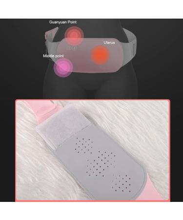 Portable Heating Pad for Period Cramps and Back Pain - USB Belly Wrap with Vibration Massage - 3 Heat Levels - Women's Fast Heating Belt - Buy Online on GoSupps.com