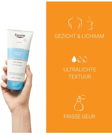 Eucerin Sun Protection Sensitive Relief After-Sun Cream-Gel 200ml - Buy Online on GoSupps.com