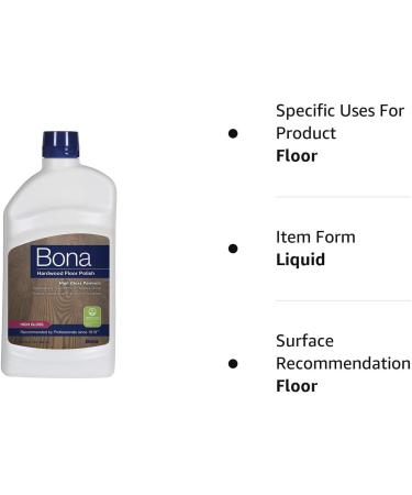 Bona Hardwood Floor Polish - High Gloss 36 oz - Packaging May Vary - Buy Online on GoSupps.com