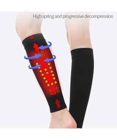 Buy Aciyd Elastic Leg Compression Stockings | Comfortable Durable Cuff for Varicose Veins & Edema Relief (23-32mmHg) - Black M - International Shipping Available - Buy Online on GoSupps.com