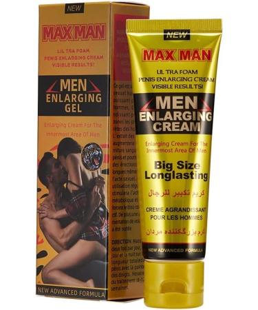 Men's Massage Cream Men Massage Oil for Sex Hotiary Erotic Massage Essential Oil Penis Becomes Longer Thicker Enhancement Men Energy for Care Delay Performance Boost Strength (Golden)
