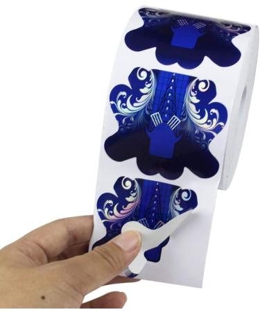 FingerAngel 100PCS Stiletto Nail Tips Laser Blue Nail Forms Gel Polish Extension Forms Acrylic Tips Nail Art Decoration DIY Nail Gel Curl - Buy Online on GoSupps.com