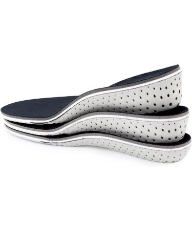 GLEAVI 4 Pairs Elevator Insoles for Men & Women - Invisible Full Length Shoe Lifts & Cushioned Inserts for Comfort - Buy Online on GoSupps.com