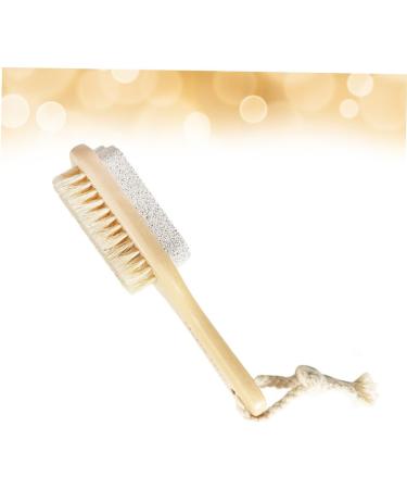 FRCOLOR 4 Pieces Pedicure Tools Foot File Foot Rubbing Foot Pumice Stone Mini Foot Foot Scrubber Double Sided Foot Pumice Stone for Feet Foot Remover Elbow Brush Core Fruit Body Wood Corn - Buy Online on GoSupps.com