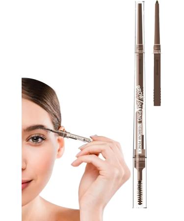 Waterproof Eyebrow Pencil Long Lasting Eye Brow Makeup Gel Pencils | Anti-Smudge Eyebrow Pencil Interchangeable Tip for Mother Kagrote Brown - Buy Online on GoSupps.com
