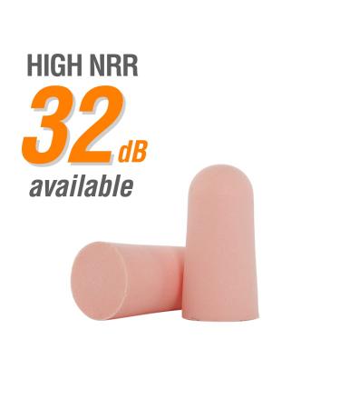 DEX FIT Ultra Comfort Soft Fit Earplugs EP100 - 100 Pairs for Sleeping Noise Reduction Studying Travel & More - Coral - Buy Online on GoSupps.com