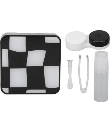 Verdant Touch Mini Contact Lens Remover & Portable Storage Box - Travel & Outdoor Friendly Black & White - Multi-Color Lentil Holder 60x180 cm - Buy Online on GoSupps.com