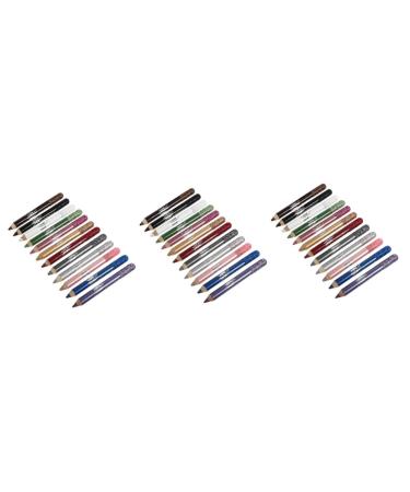 FOMIYES 36 Pcs Pearlescent Eyeshadow Pencil Shimmer Eyeshadow Glitter Eyeshadow Pens Eye Shadow Pen Set Miss 1 count (Pack of 1) Assorted Colorx3pcs