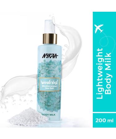 Buy Nykaa Naturals Wanderlust Body Milk - Mediterranean Sea Salt for Women | 6.76 oz | International Shipping Available - Buy Online on GoSupps.com