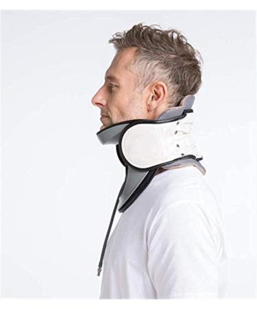 Safwel Neck Brace Collar - Adjustable Inflatable Neck Support for Cervical Spine Care | International Shipping - Buy Online on GoSupps.com