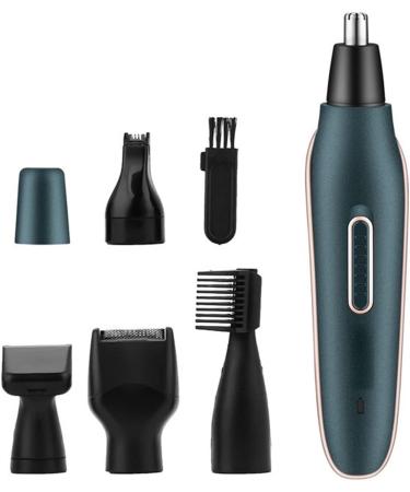 OUSIKA Rechargeable Nose Hair Trimmer for Men | Ear Beard & Eyebrow Hair Removal | Green Color - Buy Online on GoSupps.com