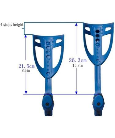 PSMPENG LRVTREC Forearm Crutches Adjustable Forearm Crutches 1 Pair (2 Units) of - Adult 5 '- 6'9' 'Adjustable Foldable Shock Absorber Lightweight Arm Crutch (Color : A) - Buy Online on GoSupps.com