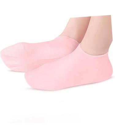 Healeved 3 Pairs Gel Socks Footies Socks for Women Lined Socks Lotion Socks Anti Cracking Foot Socks High Heel Protectors Socks for Heels Spa Socks Cracked Women's Invisible Sebs Stocking 16.5x8.5cm - Buy Online on GoSupps.com