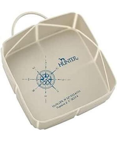 HUNTER LIST silicone folding travel bowl 15 x 12 x 5 cm beige one-size beige