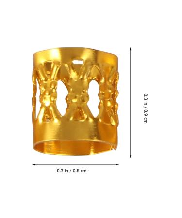 Beaupretty 200Pcs Hair Coil Dreadlocks Rings - Aluminum Hair Clamps & Braiding Beads | International Shipping - Buy Online on GoSupps.com