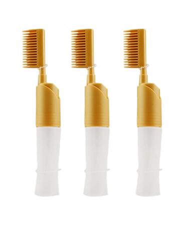 Vadillo 3X Hair Dyeing Comb Hair Dyeing Brush with Bottle DIY Combing Salon Dyeing Baking Oil Brush Hair Dye Tool