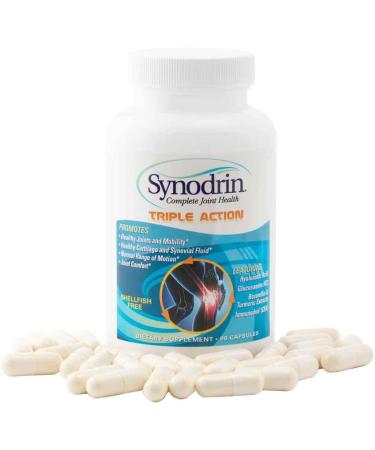 SYNODRIN Triple Action Joint Health Supplement with Glucosamine, Turmeric & Omega-5 - 90 Capsules - Buy Online on GoSupps.com