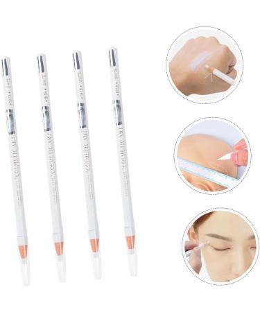 SOIMISS 4 Pi ces Crayon Blanc Yeux pour Eyeliner Kit de Crayons Sourcils Blancs pour Femmes - Buy Online on GoSupps.com