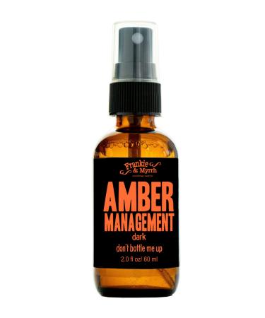 Frankie & Myrrh Amber Management Dark | Patchouli Amber Vanilla | Freshwater Mist | 2 Fl. Oz.