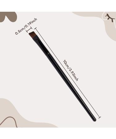RMISODO 100-Piece Angled Eyebrow & Eyeshadow Brush Set - Professional Soft Cosmetic Brushes for Women - Black - Buy Online on GoSupps.com