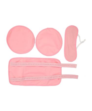 Casting oil pack castor oil packaging wrap for liver detoxification less dirt from organic cotton flanell reusable massage-ripening oil packaging set with anti-oil-leak design