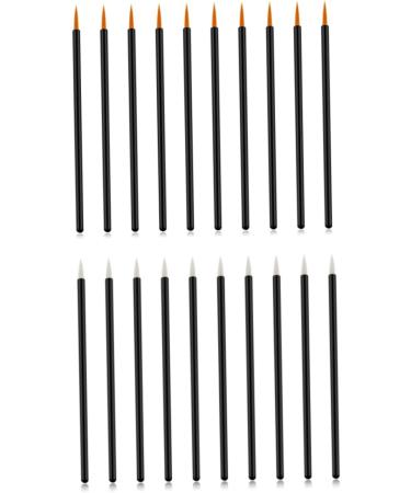 100pcs Makeup Disposable Eyeliner Cosmetics Brush Lip Brush Beauty Tools Liquid - Buy Online on GoSupps.com