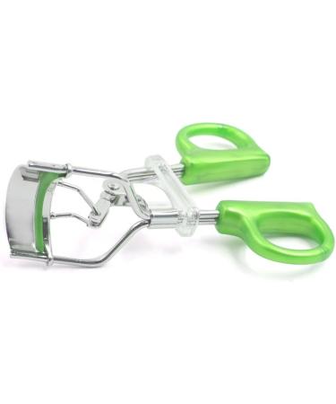Green Handle Portable Eye Curling Eyelash Curler Clip Beauty Cosmetic Tool Eyelash Curler Multiple Colors - Buy Online on GoSupps.com