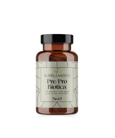 PreProbiotics Charlotte Labee Supplements 60 capsules With 4 living organisms 100 natural and sustainably packaged