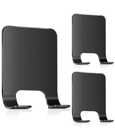 Razor bracket shower 3 pieces of black razor shower without drilling leryati stainless steel razor holder self -adhesive razor hanger shower suitable for door wall bathroom kitchen black 3