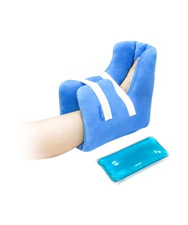 Heel Protector Cushion for Pressure Sores Foot Heel Protectors Offloading Boot for Diabetic Foot Ulcers Heel Protector Pillow for Bed Sores with Cooling Gel Pack Pressure Relieving Cushion - Buy Online on GoSupps.com