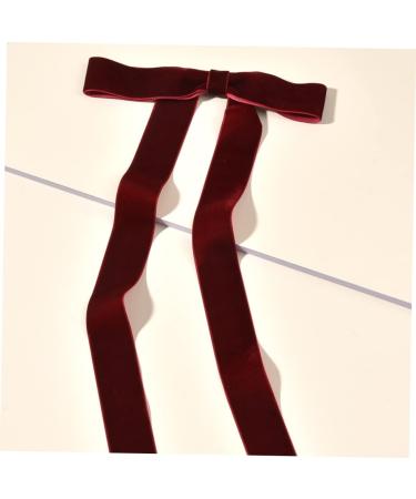 FRCOLOR bridal velvet barrette hair bowknot clip Large Bow Clip big bow hair clip snap barrettes hair bow clip metallic ribbon bowknot hairpin fabric wedding bridesmaid alligator clip - Buy Online on GoSupps.com