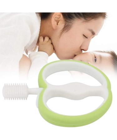 Baby Toothbrush Silicone Oral Care Fruit Shape Teeth Cleaner Toothbrush Children Kid for Baby Infants(green) - Buy Online on GoSupps.com