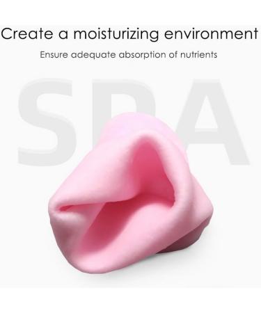 Soft Gel Moisturizing Socks for Dry Cracked Skin - 2 Pairs Infused with Essential Oils and Vitamins - Day and Night Care (Blue Pink) - Buy Online on GoSupps.com