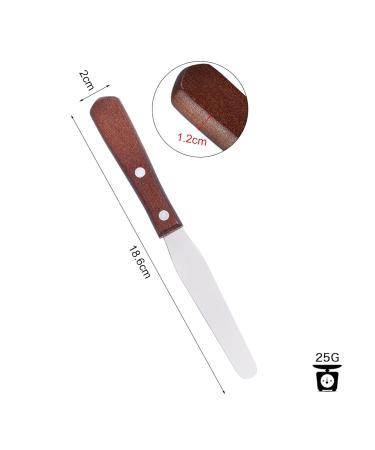 TEUOPIOE Wax Sticks for Hair Removal - Spatula & Metal Mixing Knife Applicator - Wooden Handle Hair Removal Tool - Buy Online on GoSupps.com