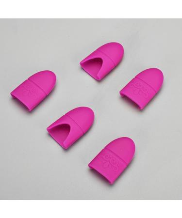 AUklOPVZZ Nail Polish Remover Tool Silica Gel Nails Cleaning Cover Simple Easy Nails Accessories Nails Supplies Removal Tools - Buy Online on GoSupps.com