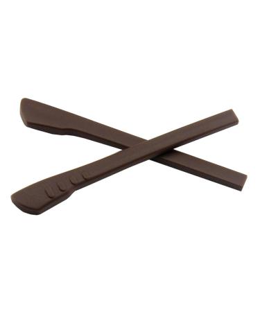 Celika glasses holder glasses spare bars for glasses brackets non-slip ear hooks brown silicone earplugs pipe sleeve glasses end tip spare tip for thin metal glasses