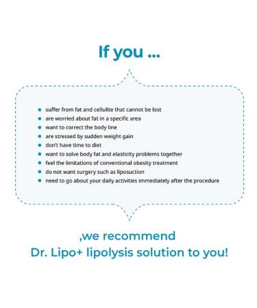 Dr. Lipo+ Fat Dissolving Injection 10ml x 10 Vials - Body Contouring Solution - Buy Online on GoSupps.com