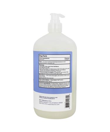 EO Lavender Hand Sanitizer - 32 oz | Natural Ingredients | Antibacterial Formula - Buy Online on GoSupps.com