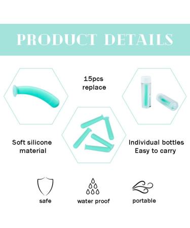 15 Pcs Contact Lens Remover Tool Set - RGP Scleral Hard Lens Plunger Suction Cup Inserter - Green - Buy Online on GoSupps.com