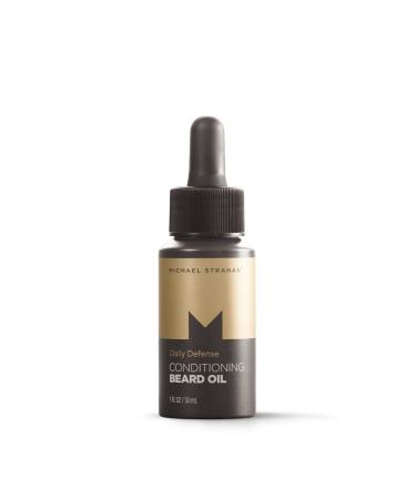 Michael Strahan Conditioning Beard Oil Men s Grooming and Skincare for Dry Sensitive Skin | Moisturizing Smoothing Soothing Beard Softener with Argan Jojoba Tea Tree Oil | 1 Fl. Oz