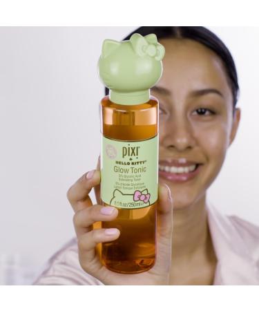 Hello Kitty Glow Tonic 5% Glycolic Acid Exfoliating Toner 100 ml Travel Size- 3.4 fl oz/ 100ml - Buy Online on GoSupps.com