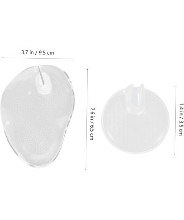 FRCOLOR Clear Sandals - 4 Pairs Clip Toe Pad & Silicone Forefoot Cushions - Ultimate Comfort for Thong Slippers - Toe Protector & Grip Pad - Buy Online on GoSupps.com