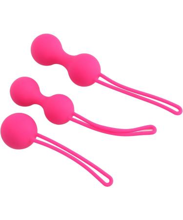 3 Pcs Kegel Training Balls Silicone Kegel Balls Female Pelvic Floor Muscle Trainer Muscle Contraction Trainer for Postpartum Repair Bladder Control Muscle Tightening - Buy Online on GoSupps.com