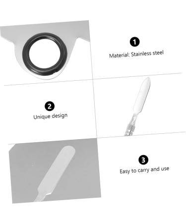 2ensembles Palette De Nail Art Spatules Plaques De M lange De Pour Manucure Accessoires De Manucure - Buy Online on GoSupps.com