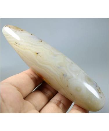 JUKUCKV Light Yellow Agate Crystal Massage Wand - Natural Healing & Spiritual Support - Buy Online on GoSupps.com