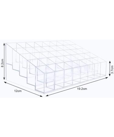 Mobengo - 40 Slot Clear Acrylic Lipstick Holder / Makeup Organizer - Buy Online on GoSupps.com