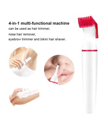 Buy Electric Shaver & Eyebrow Trimmer - Women's Hair Shaver with Detachable Cutter Heads | International Shipping Available - Buy Online on GoSupps.com
