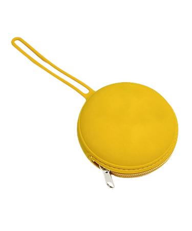 Buy Silicone Pacifier Container | Waterproof Portable Storage Bag for Jewelry & Keys - Yellow - Buy Online on GoSupps.com